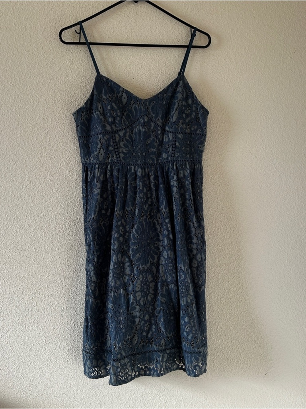 Loft Eyelet Wedding Party Date Easter dressy Church Fancy Women’s 4P NWT Blue